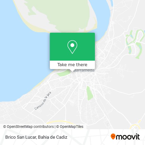 Brico San Lucar map