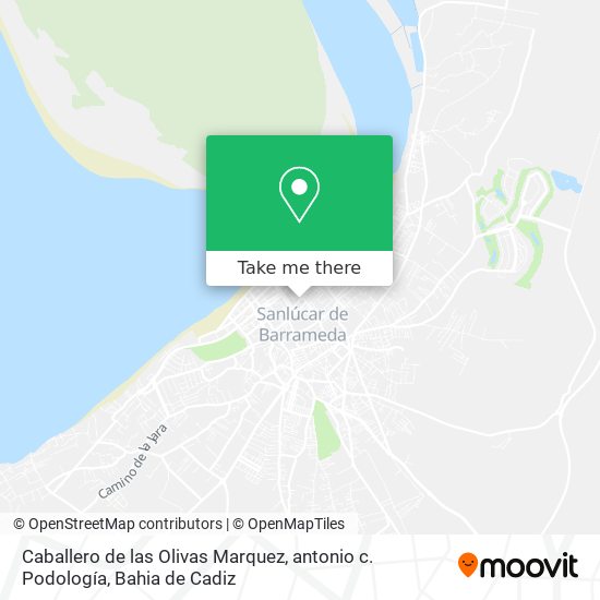 Caballero de las Olivas Marquez, antonio c. Podología map