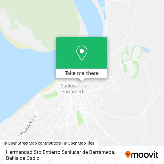 Hermandad Sto Entierro Sanlucar de Barrameda map