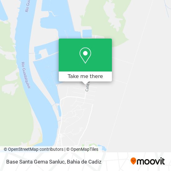 Base Santa Gema Sanluc map