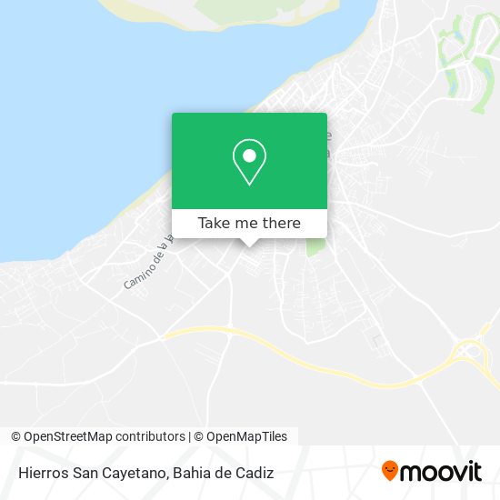 Hierros San Cayetano map