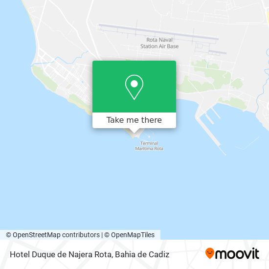 Hotel Duque de Najera Rota map