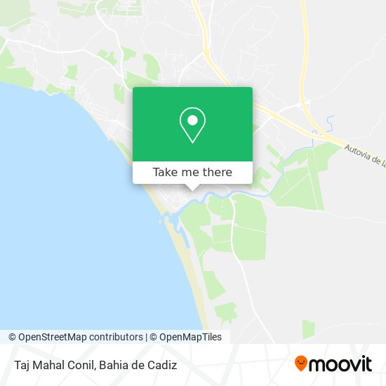 Taj Mahal Conil map