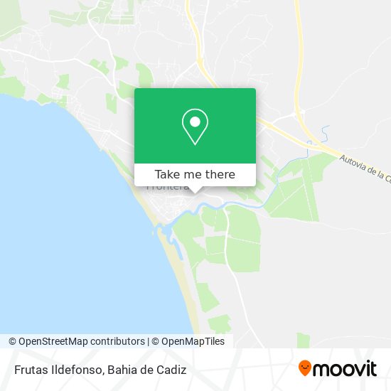 Frutas Ildefonso map
