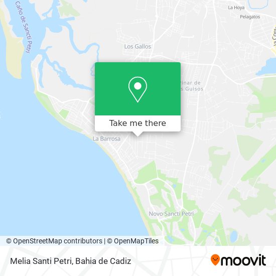 Melia Santi Petri map