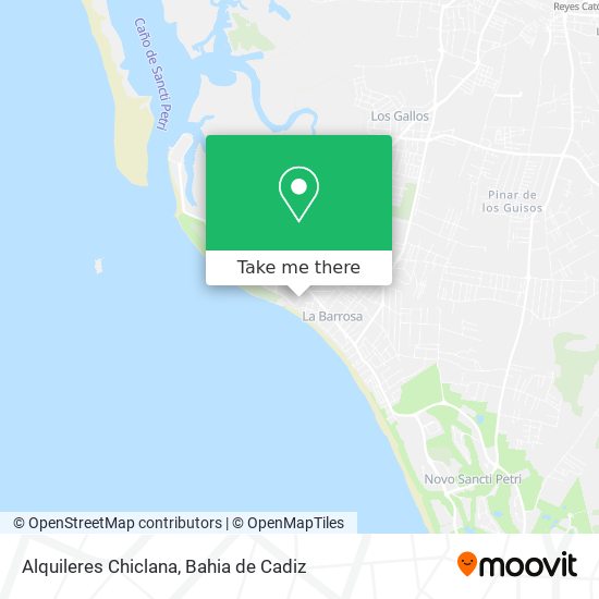 Alquileres Chiclana map