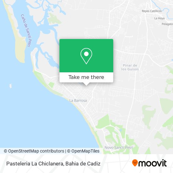 Pasteleria La Chiclanera map