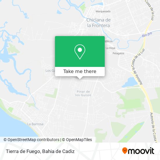 Tierra de Fuego map