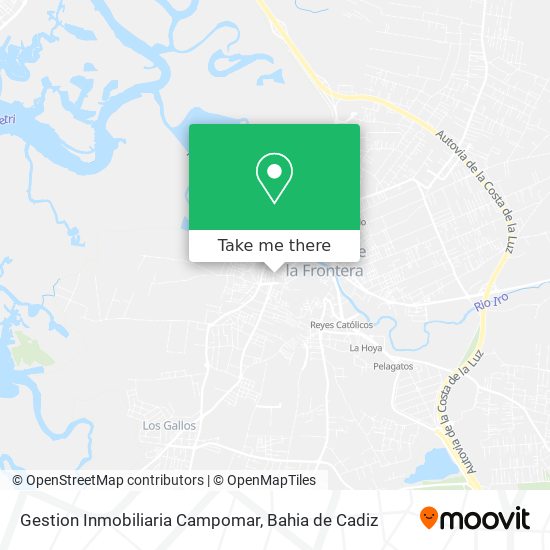 Gestion Inmobiliaria Campomar map
