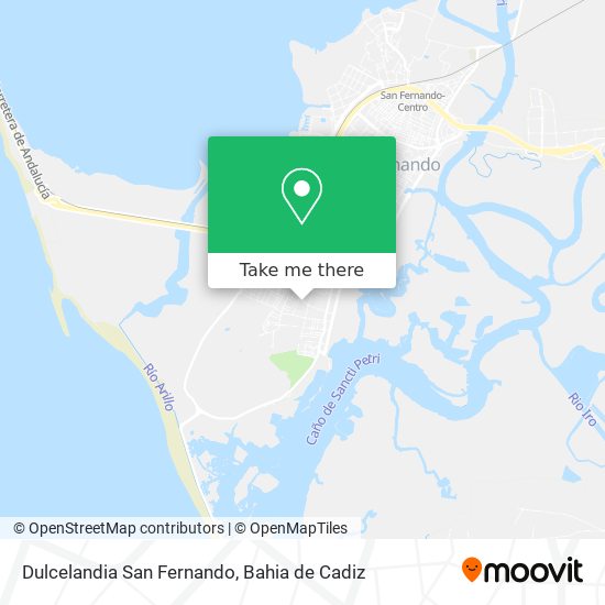 Dulcelandia San Fernando map