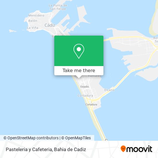 Pasteleria y Cafeteria map