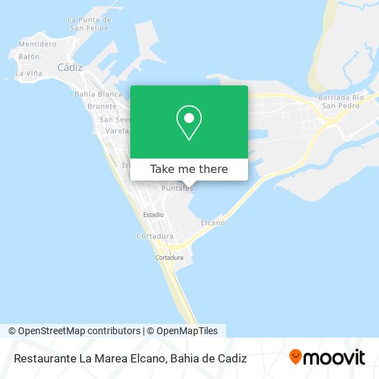 mapa Restaurante La Marea Elcano