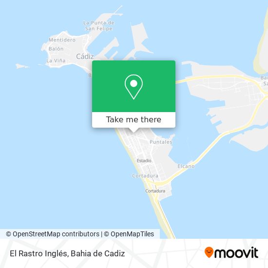 El Rastro Inglés map
