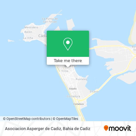 Asociacion Asperger de Cadiz map