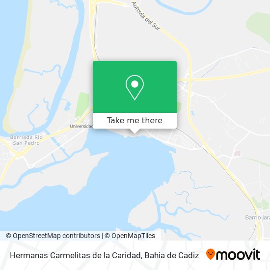 Hermanas Carmelitas de la Caridad map