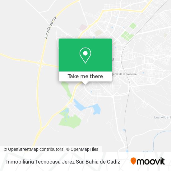 mapa Inmobiliaria Tecnocasa Jerez Sur