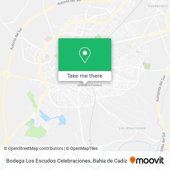 Bodega Los Escudos Celebraciones map