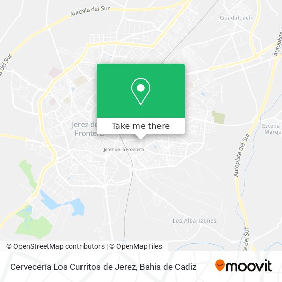 Cervecería Los Curritos de Jerez map