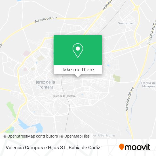 Valencia Campos e Hijos S.L map