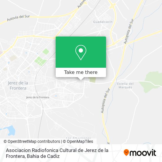 Asociacion Radiofonica Cultural de Jerez de la Frontera map