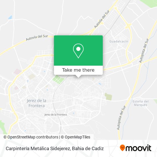 Carpintería Metálica Sidejerez map