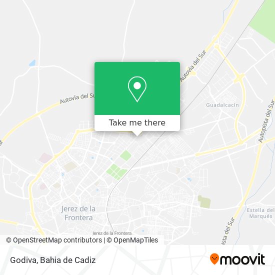 mapa Godiva