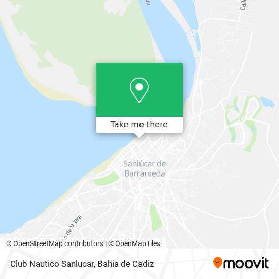 Club Nautico Sanlucar map