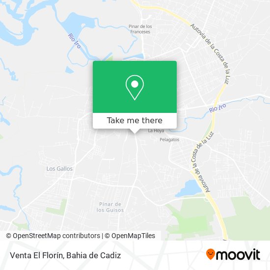 Venta El Florín map