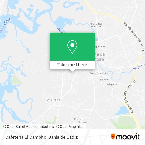Cafetería El Campito map