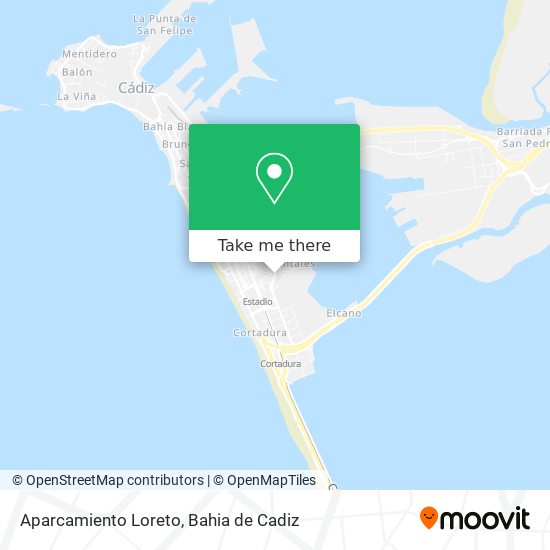 Aparcamiento Loreto map