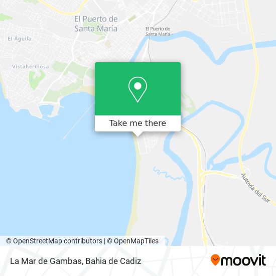 La Mar de Gambas map