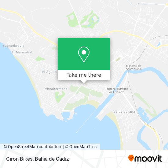 Giron Bikes map