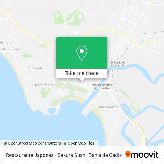 Restaurante Japonés - Sakura Sushi map