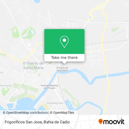 Frigorificos San Jose map