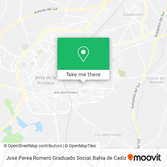 José Perea Romero Graduado Social map