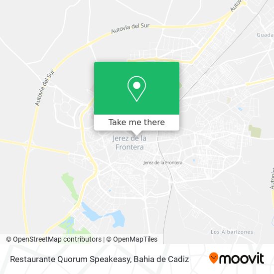 Restaurante Quorum Speakeasy map