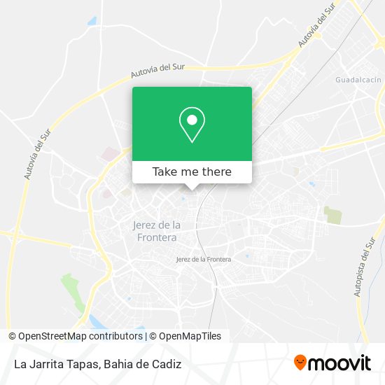 La Jarrita Tapas map