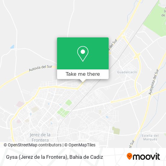 mapa Gysa (Jerez de la Frontera)