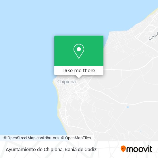 mapa Ayuntamiento de Chipiona
