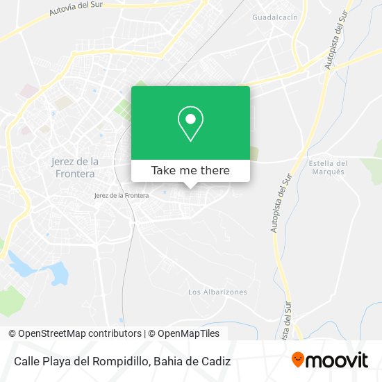 Calle Playa del Rompidillo map