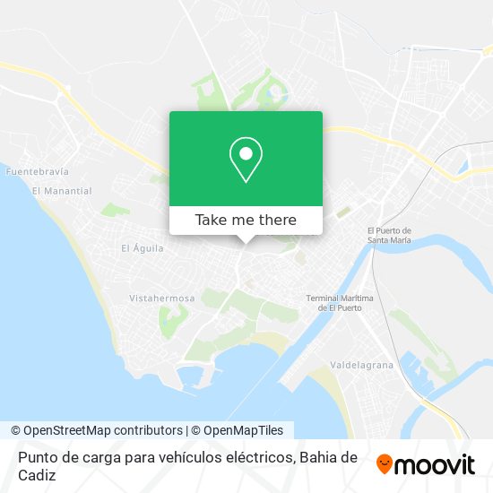 Punto de carga para vehículos eléctricos map