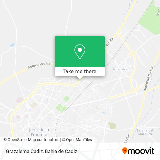 Grazalema Cadiz map