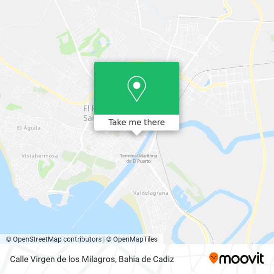 Calle Virgen de los Milagros map