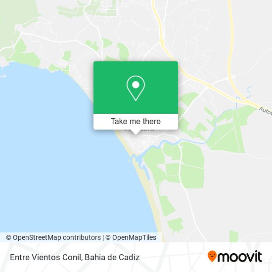 Entre Vientos Conil map