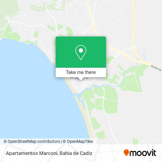 Apartamentos Marconi map