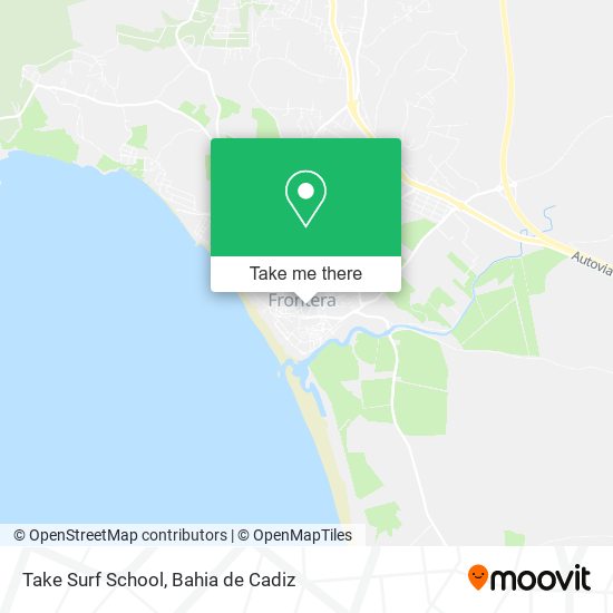 Take Surf School map