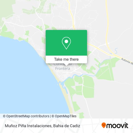 Muñoz Piña Instalaciones map