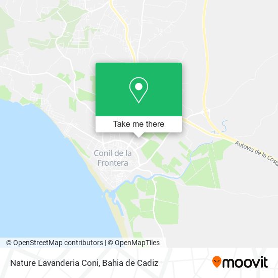 Nature Lavanderia Coni map
