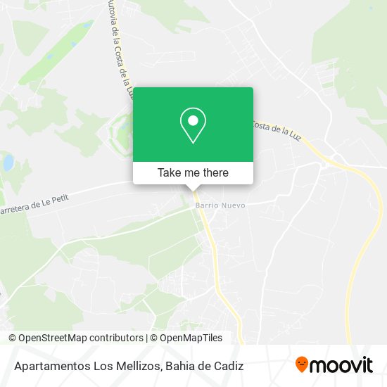Apartamentos Los Mellizos map