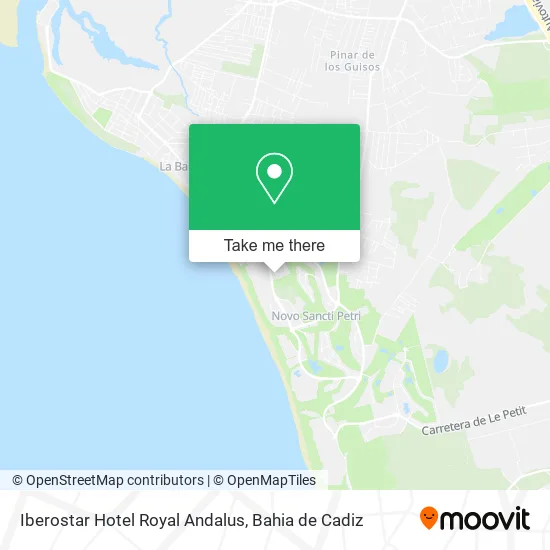 Iberostar Hotel Royal Andalus map